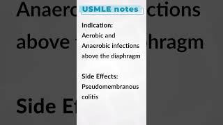 Clindamycin important notes