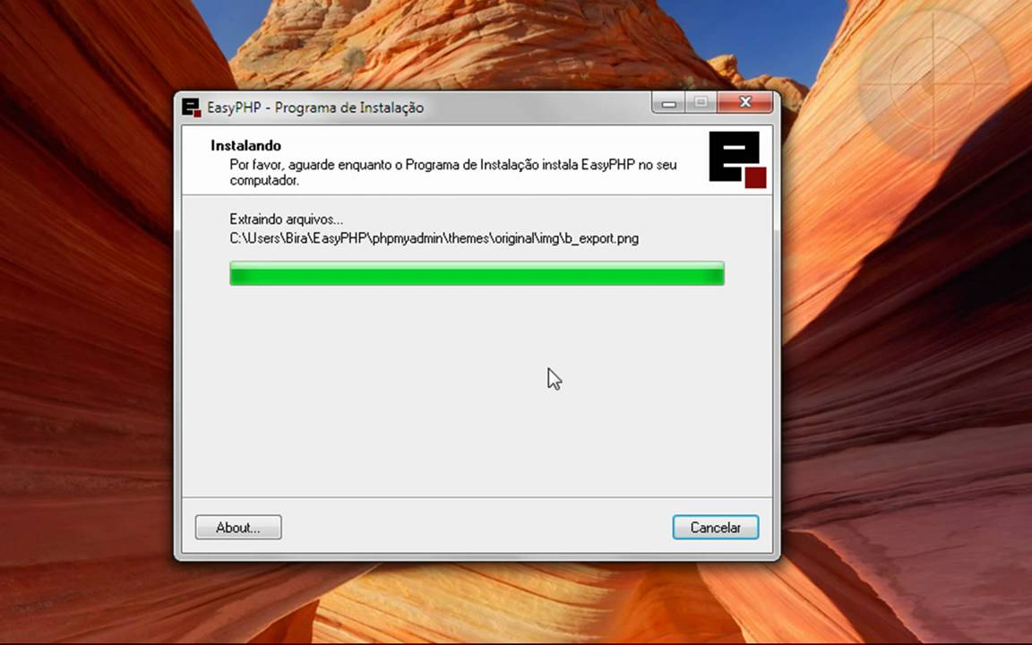 Php aula 1 instalando easyphp 5 3 2 windows 7 youtube