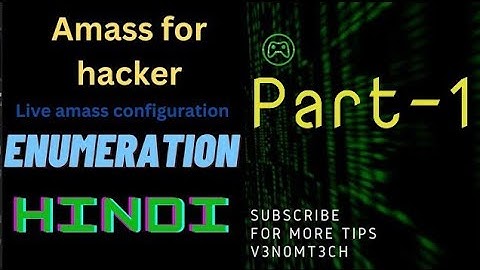 [HINDI] Live recon | amass | configuration | Capture-subdomain #bugbountypoc #amass #linux #kali