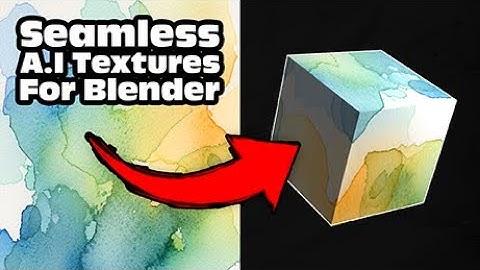 How To Create Seamless A.I Textures (For Blender)