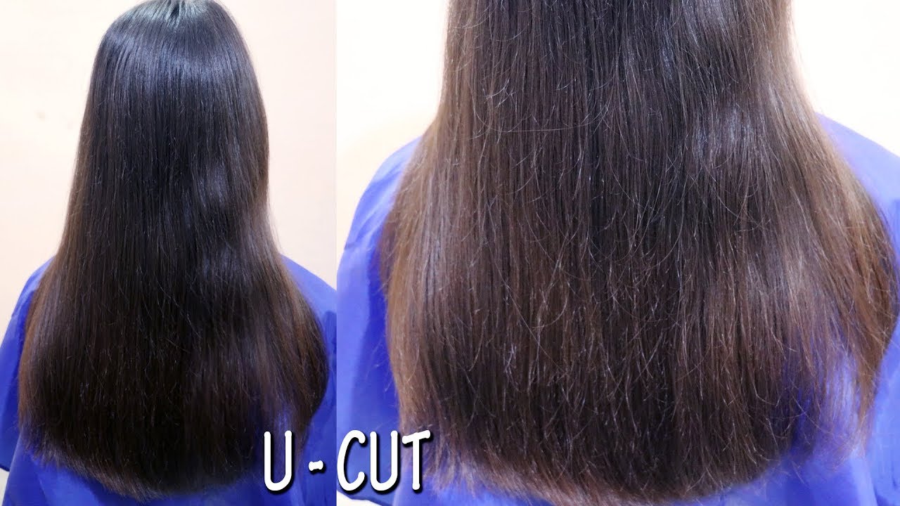 U-Cut Hairstyle | Long Layared U-shape Ladies Haircut | Beautiful Hairstyle  | Integrators - YouTube