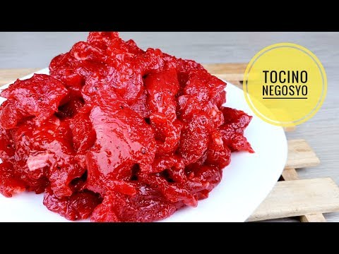 How to make Tocino | Tocino recipe | Easy Tocino recipe (Tocino Negosyo)