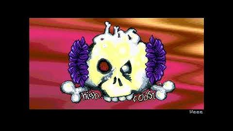 Atari STE, Curse of the High Coast demo by DHS (Real Hardware)