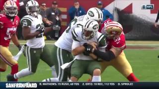 49ers Defense vs Jets (NFL Week 14 - 2016) - 6 Sacks + INT! | NFL Highlights HD