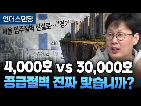 아파트 공급절벽 맞나. 오락가락 데이터 왜? (언더스탠딩 장순원 기자)