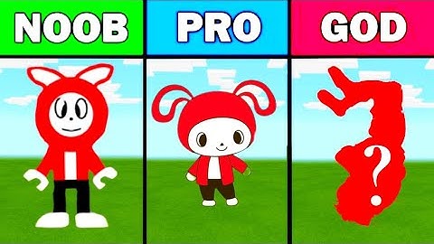 Maizen Pixel Art in Minecraft (NOOB vs PRO vs HACKER vs GOD)