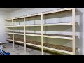 Building Massive Garage Storage Shelving with 2x4s and OSB