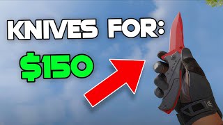 BEST CS2 Knives For $150! (After Market Crash 2025)