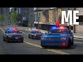 Running From The Cops in a Cop Car on GTA 5 RP