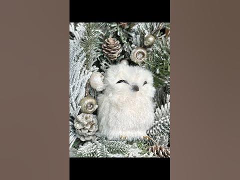 DIY Winter Snow Owl Decor 