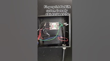 Fingerprint Forklift system