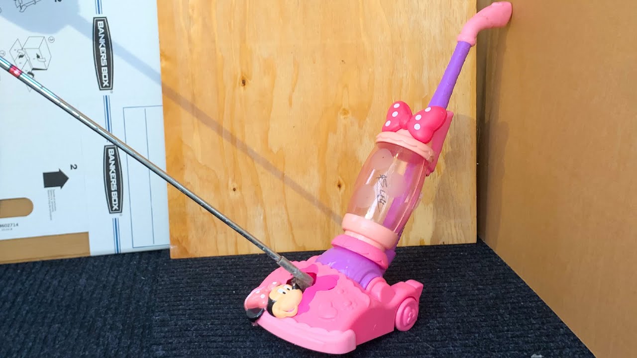 Minnie Mouse Toy Vacuum Cleaner Destruction YouTube