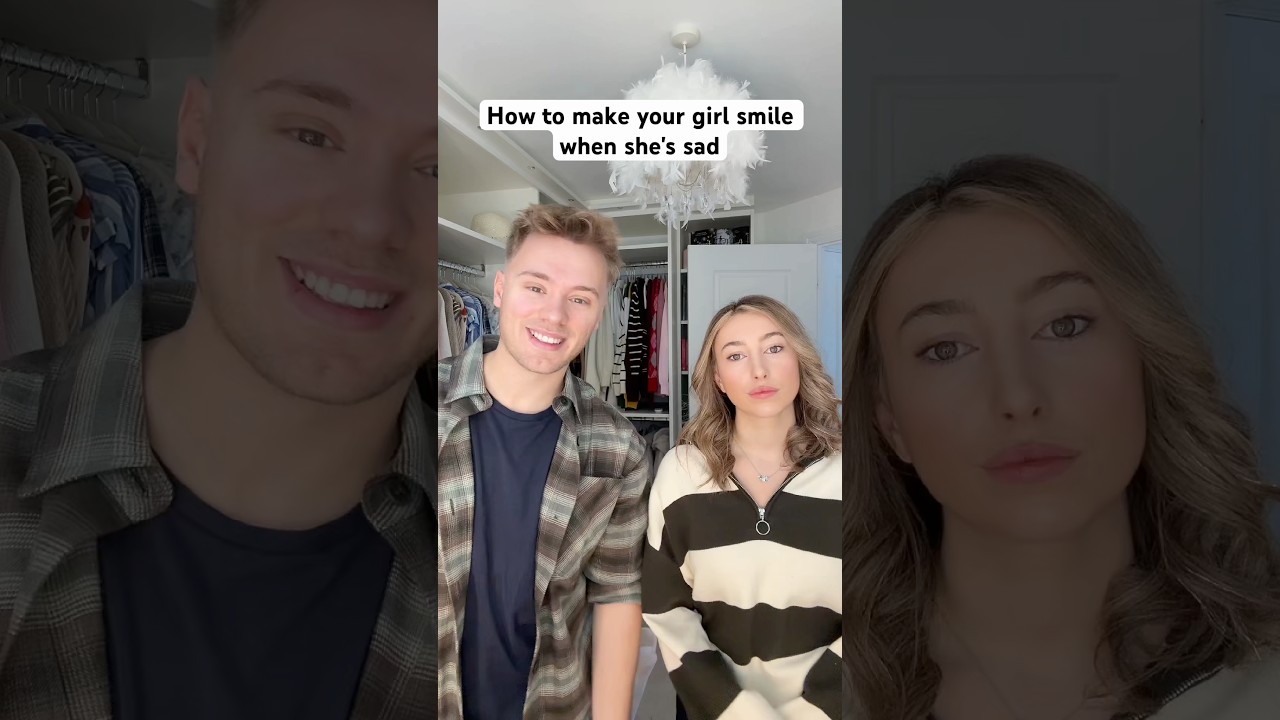 How to make your girl smile when she's sad #couple #prank