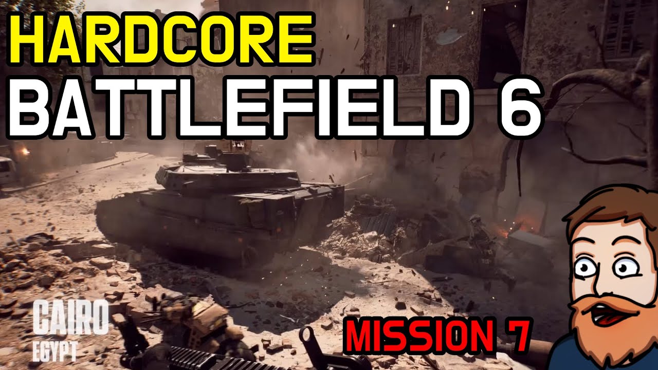 Tanking it in Cairo! - Hardcore diff! - BF6 Campaign Mission 7