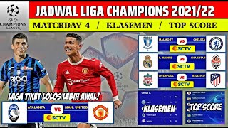 Jadwal liga champions 2021 22