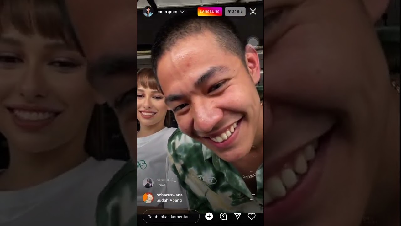 LIVE INSTAGRAM MEERQEEN DAN ANNA JOBLING