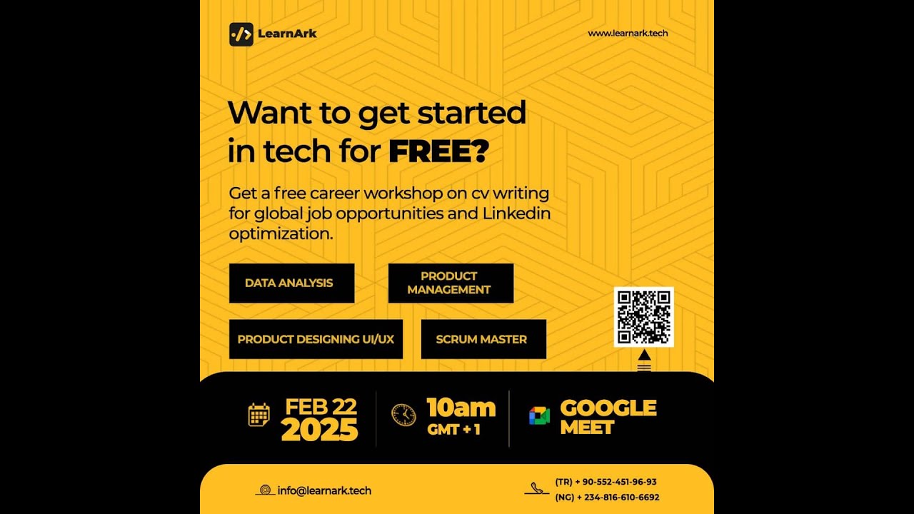 Free Tech Workshop on Linkedin Optimization and CV Revamp - YouTube