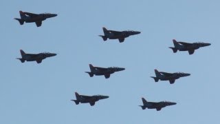 浜松基地航空祭 2012 E-767 T-4 U-125A編隊、T-4機動 JASDF Hamamatsu Air Show
