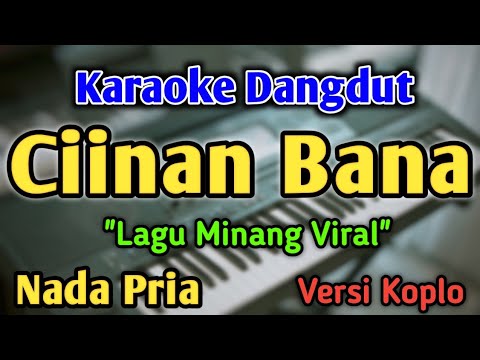FAUZANA - CINNAN BANA ( NADA PRIA ) || KARAOKE