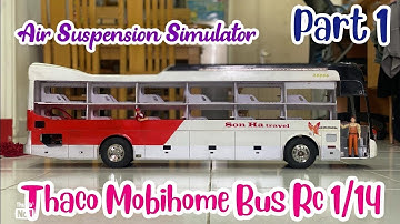 RC BUS ACTION TEST //RC THACO BUS TB120SL MOBIHOME 1:14//RC BUS//RC SON