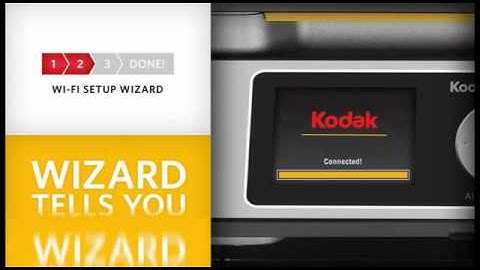 The KODAK Advantage - Simplified Wi-Fi Setup