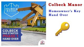 Colbeck Manor - Homeowners Key Hand Over 2022