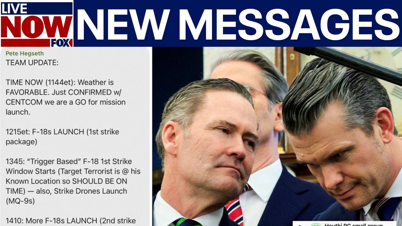 Atlantic reveals new Signal texts from Pete Hegseth | LiveNOW from FOX