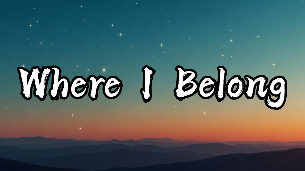 Where I Belong | English Lyric Acoustic Song