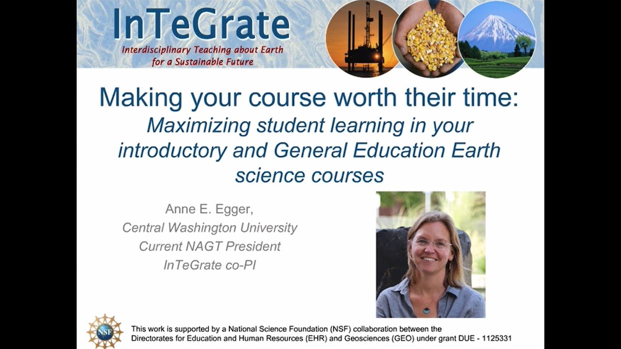 Making Your Course Worth Their Time: Maximizing Student Learning in Your Earth Science Courses