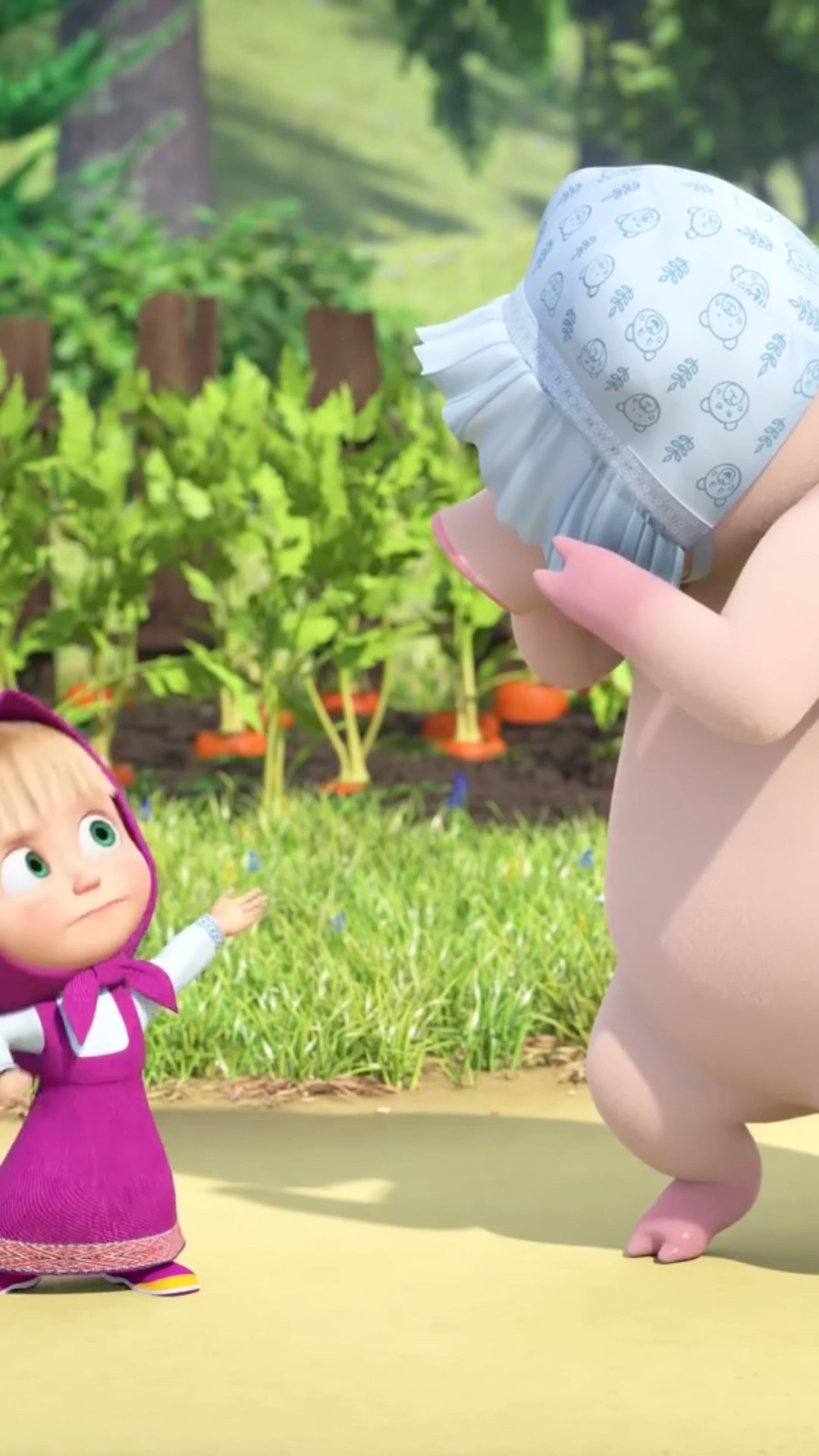 Rosie’s first make-up ?? #LaLaLamb #MashaAndTheBear #Shorts #kids #cartoonforkids