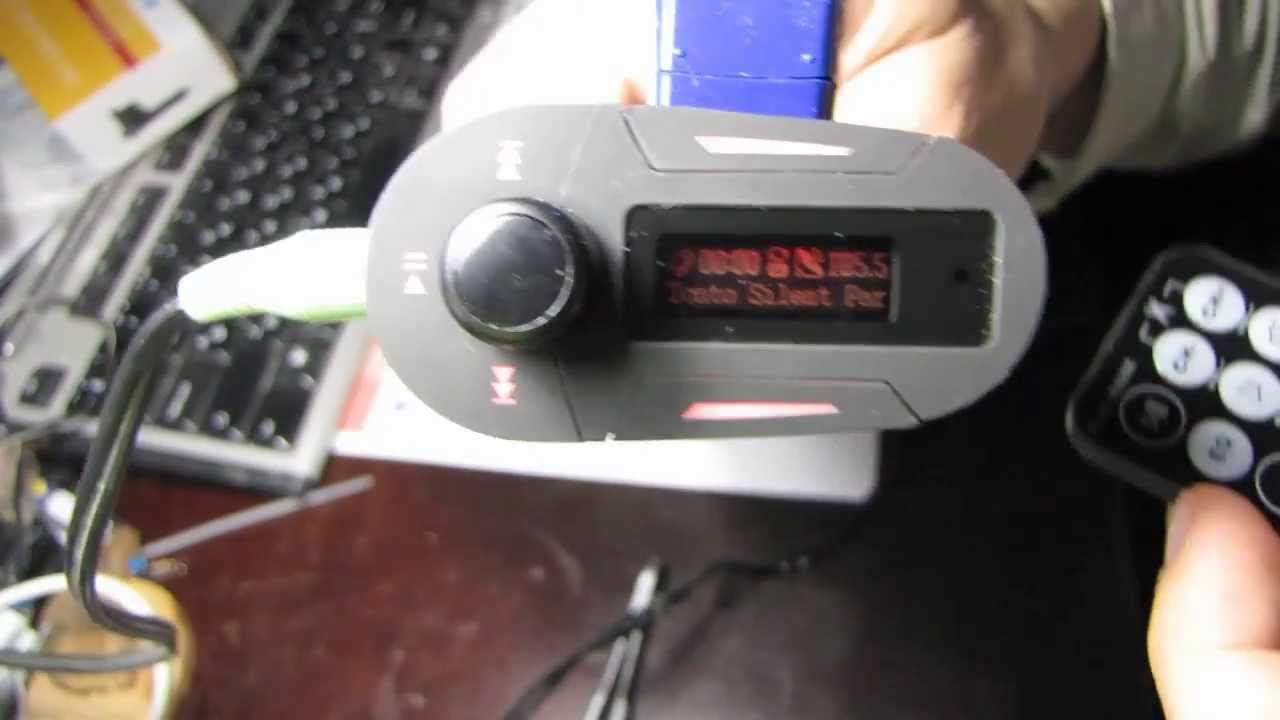 Автомобильный MP3 Player FM modulator обзор