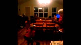 The Girls Dancing With Nana And Papa