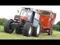 Ursus 1614 Turbo DeLuxe Making Grass Silage w/ Taarup 605 Forage Harvester | Danish Agriculture 2017