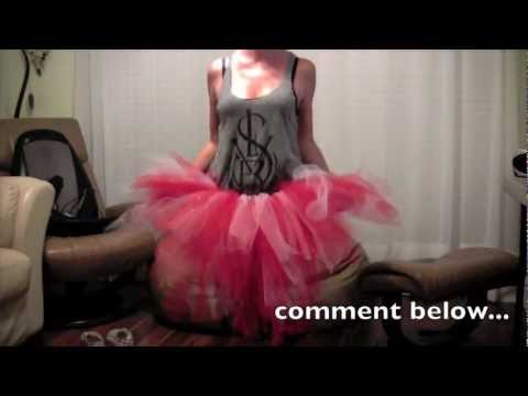 HOW TO MAKE A CHEAP NO SEW BALLERINA TUTU - DIY CRAFT PROJECT