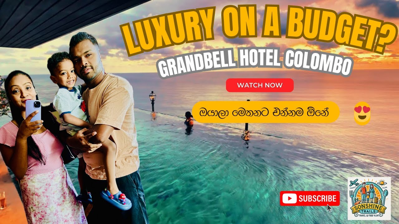 Beachside Luxury in Colombo? | Grandbell Hotel | Staycation Vlog + Review
