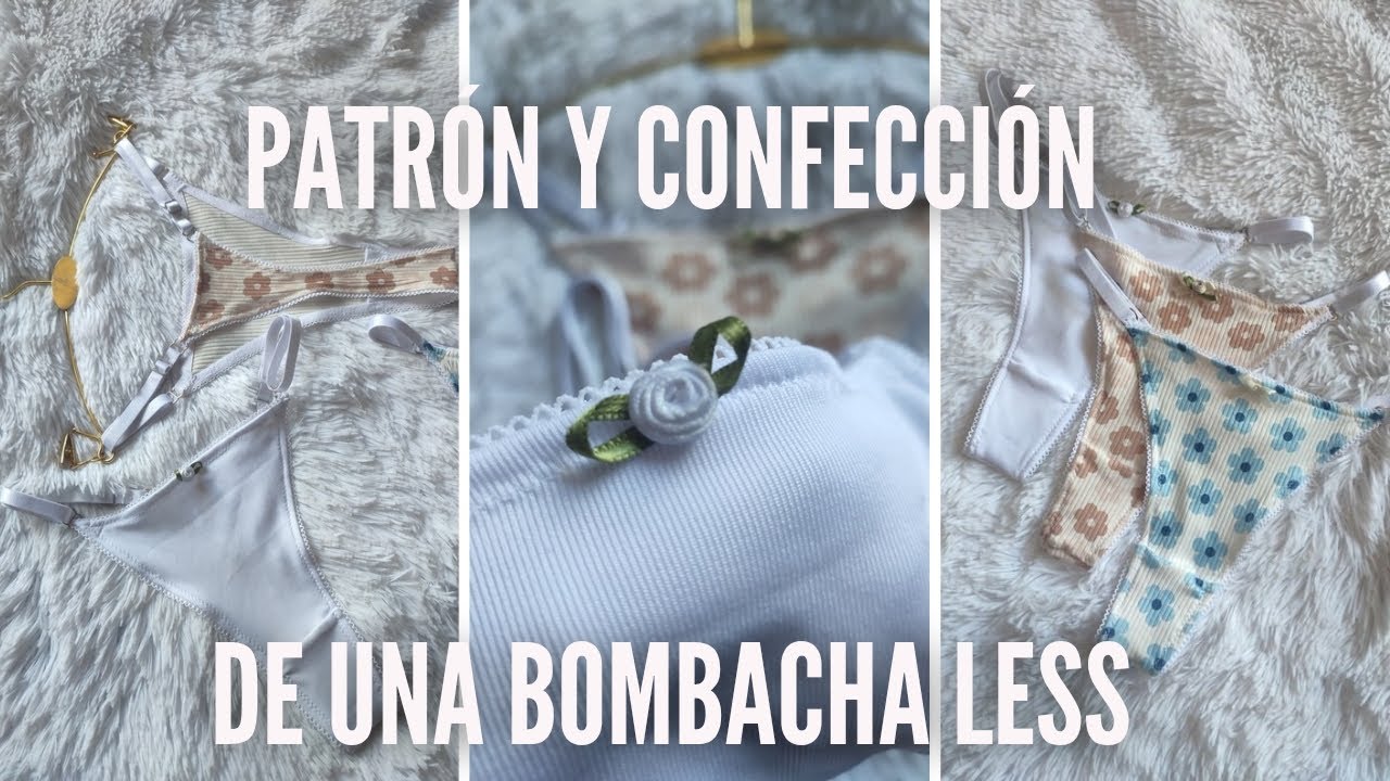 Hacemos el patrón y confección de una bombacha (SUPER FACIL) 🪡❤️🧵