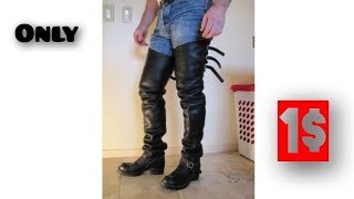 Thigh High boots for men|only 1$ |big sale| fashion box|