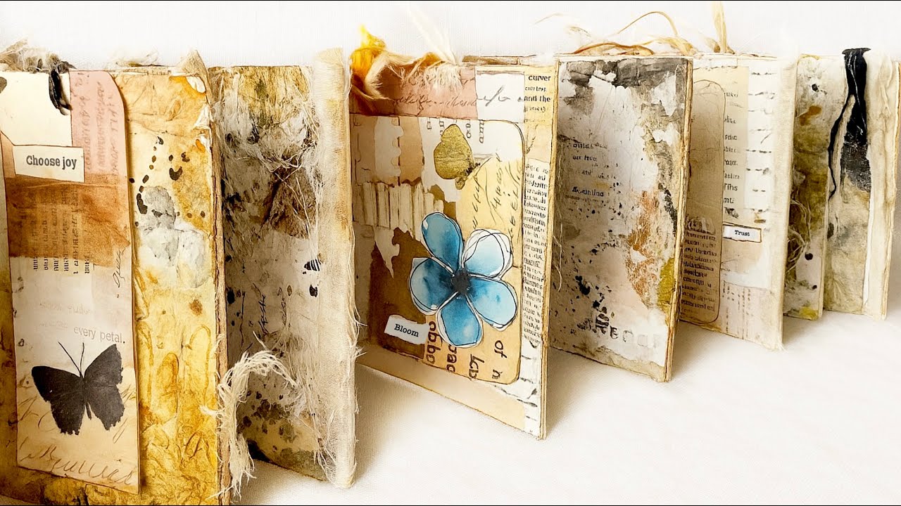 Gentle Reminders — A Soulful Mixed Media Concertina Artist Book