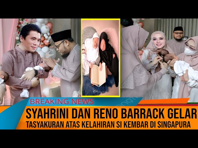 ALHAMDULILLAH - Syahrini dan Reino Barrack Gelar Tasyakuran Atas Kelahiran Si Kembar Baby Jepsun class=