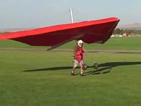 VERY FIRST scooter tow Albuquerque hang gliding lesson