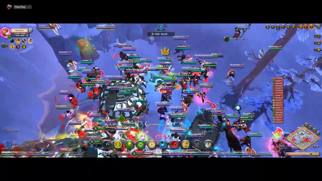 Albion Online ZVZ | Nature Healer POV Wild Staff