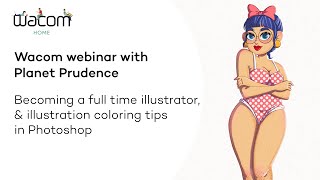 On becoming a full time illustrator, and illustration coloring tips | Prudence Geerts Webinar