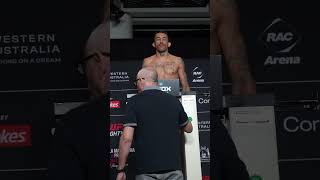 Carlos Prates is the first to weigh in 🚨 #ufcperth