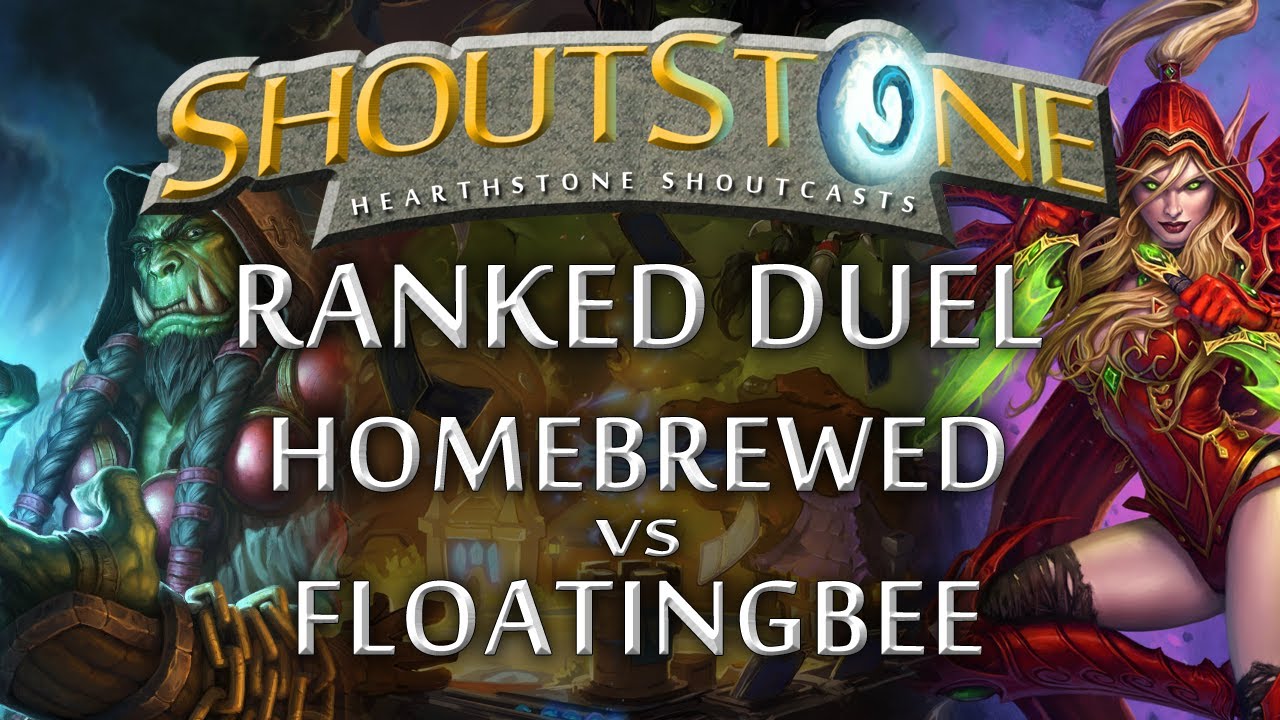 Hearthstone Shoutcast: Homebrewed vs. FloatingBee (Shaman vs Rogue) Ranked Duel - ShoutStone
