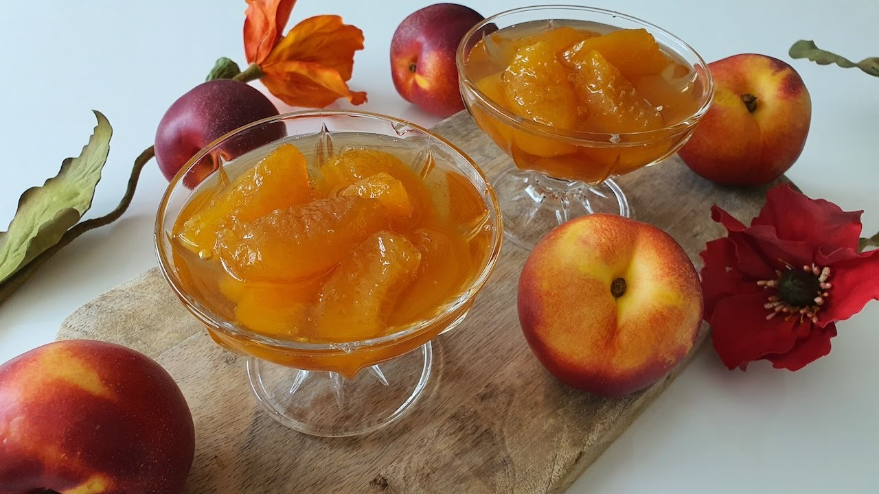 Nectarine Jam Recipe مربای خوش عطر و طعم شلیل YouTube