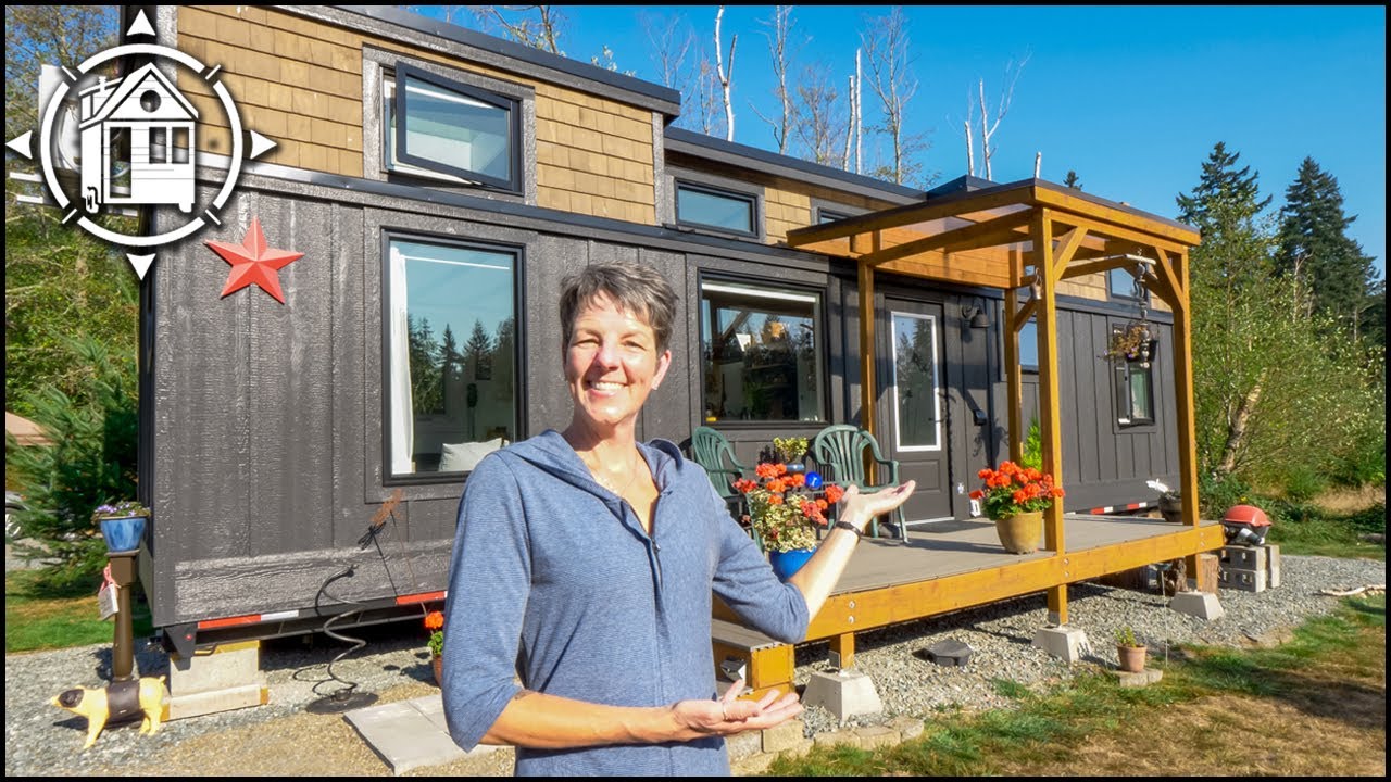 She downsized to a lux Tiny Home w/ land to redefine herself