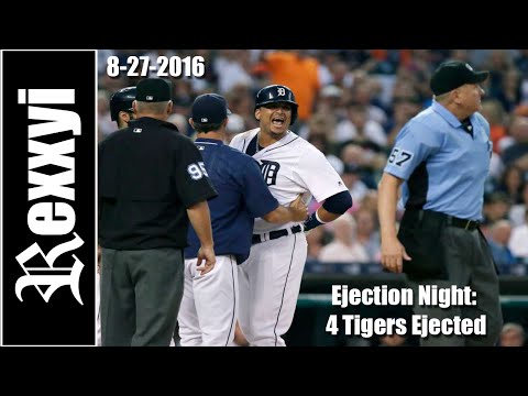 Thumbnail for MLB | Ejection Night:  4 Tigers Ejected (8/27/2016)