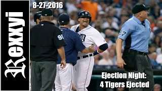 MLB | Ejection Night:  4 Tigers Ejected (8/27/2016) screenshot 5