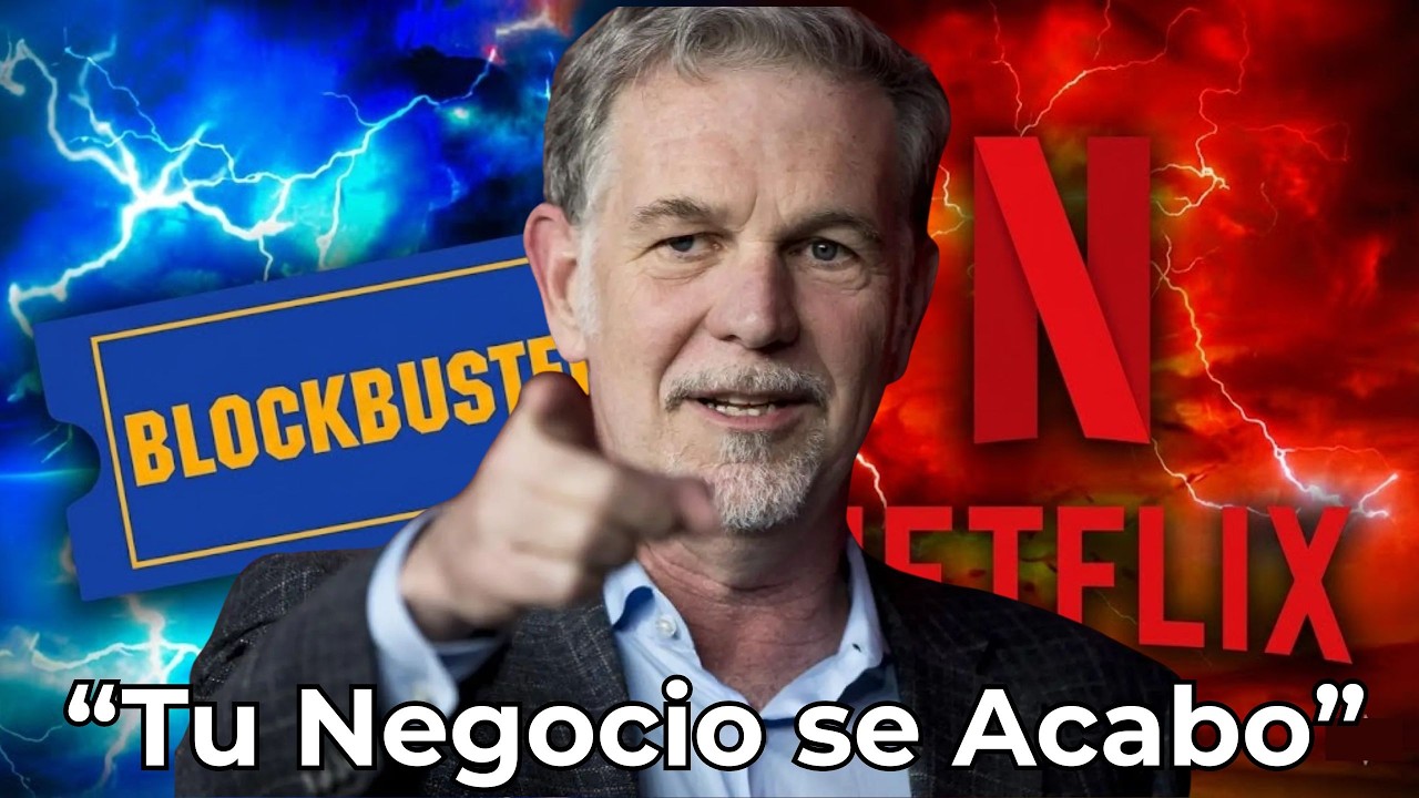 La Multa de $40 que Destruyó a Blockbuster y Creó Netflix | #netflix