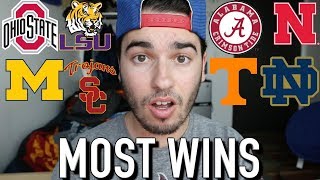 Most Wins in College Football HISTORY?!